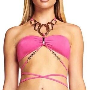 I.AM.GIA Pink Bikini Top